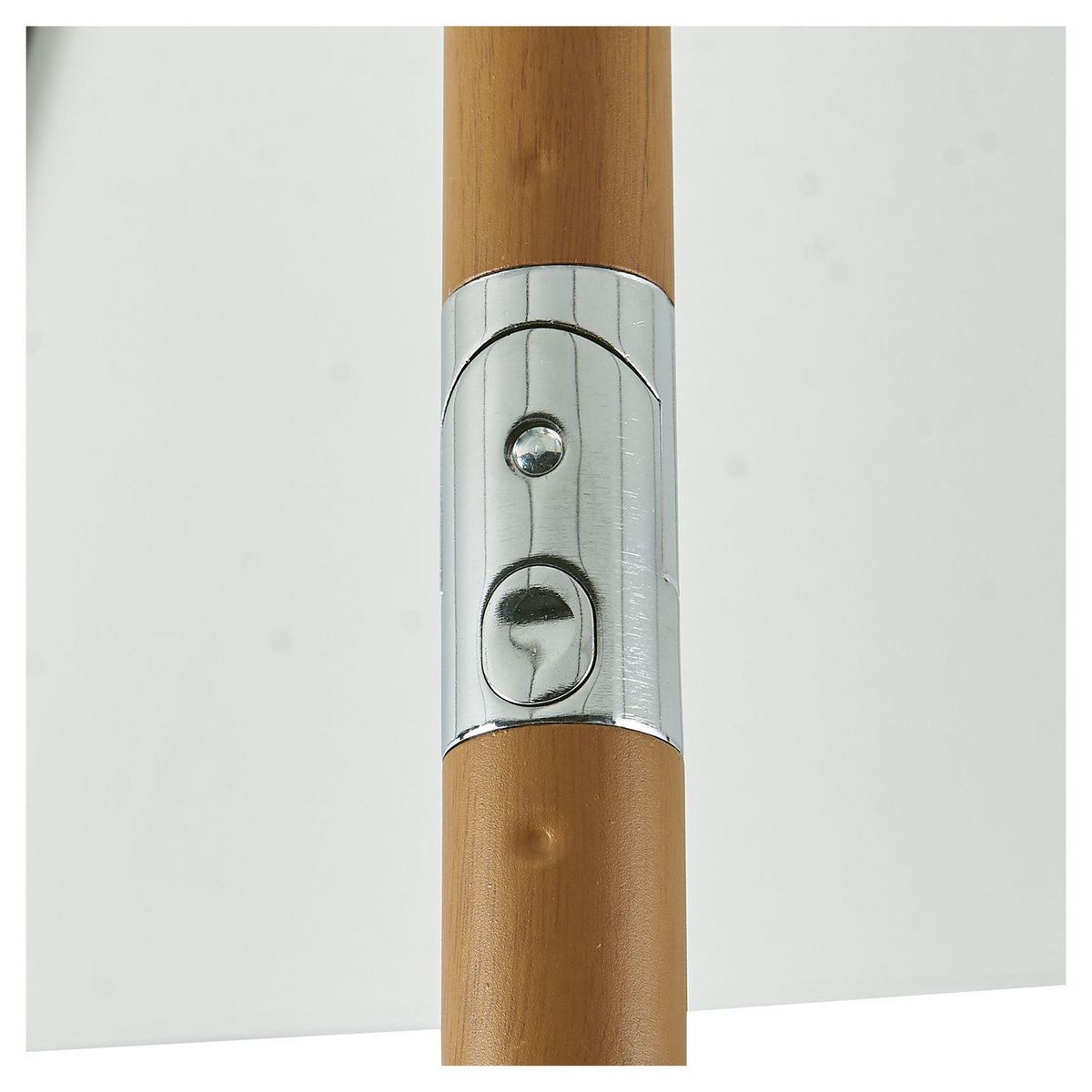 GARDENSTAR Parasol INCLINABLE - Aluminium Effet bois - D37.5 mm 