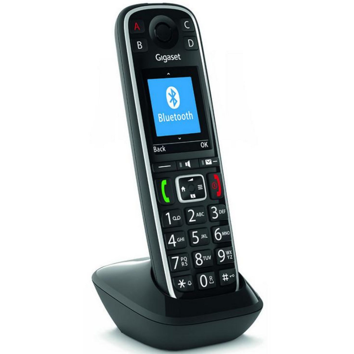GIGASET Téléphone sans fil dect noir - gigae720hxnoir