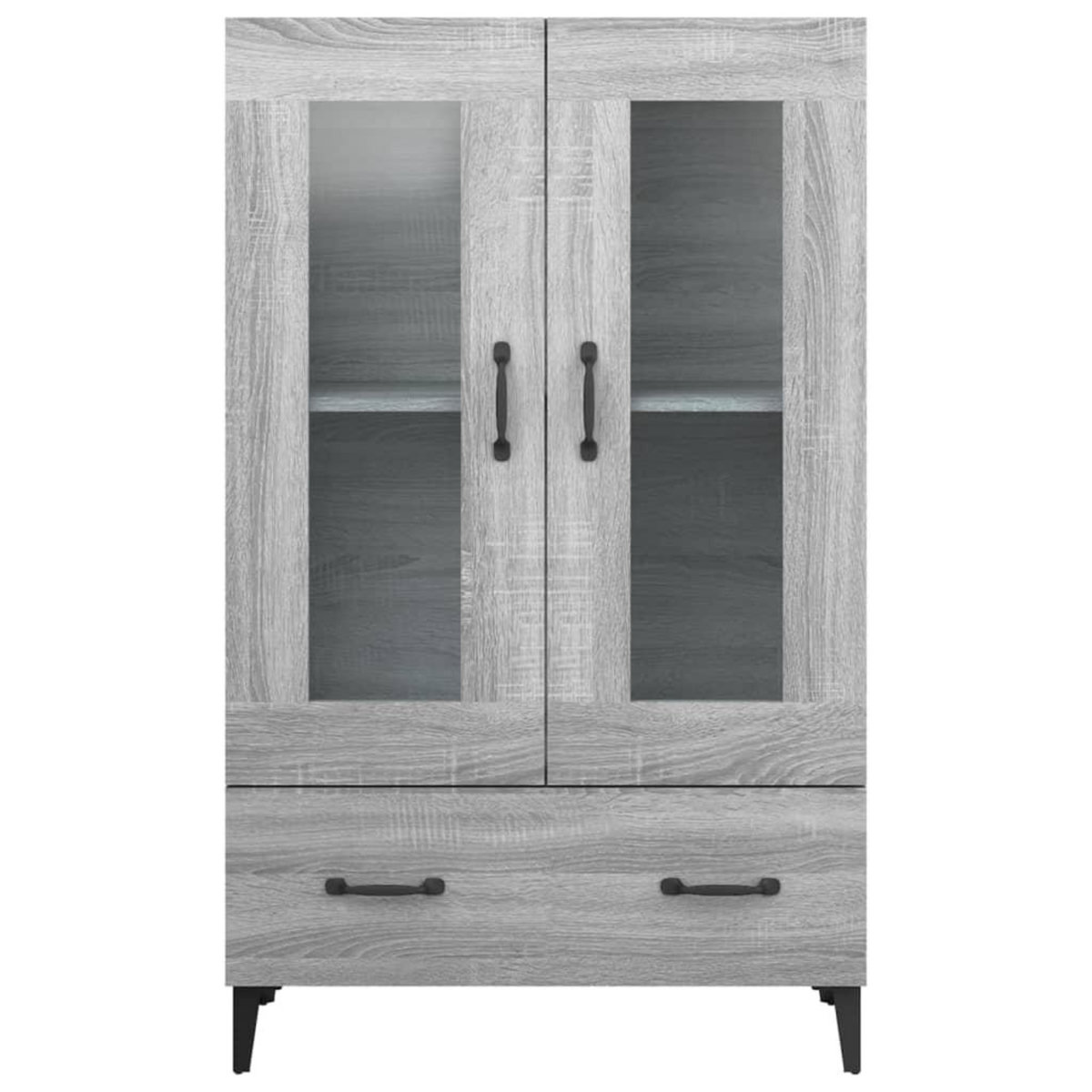 VIDAXL Buffet Sonoma gris 70x31x115 cm Bois d'ingenierie