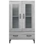 Voir la diapositive 5 : VIDAXL Buffet Sonoma gris 70x31x115 cm Bois d'ingenierie