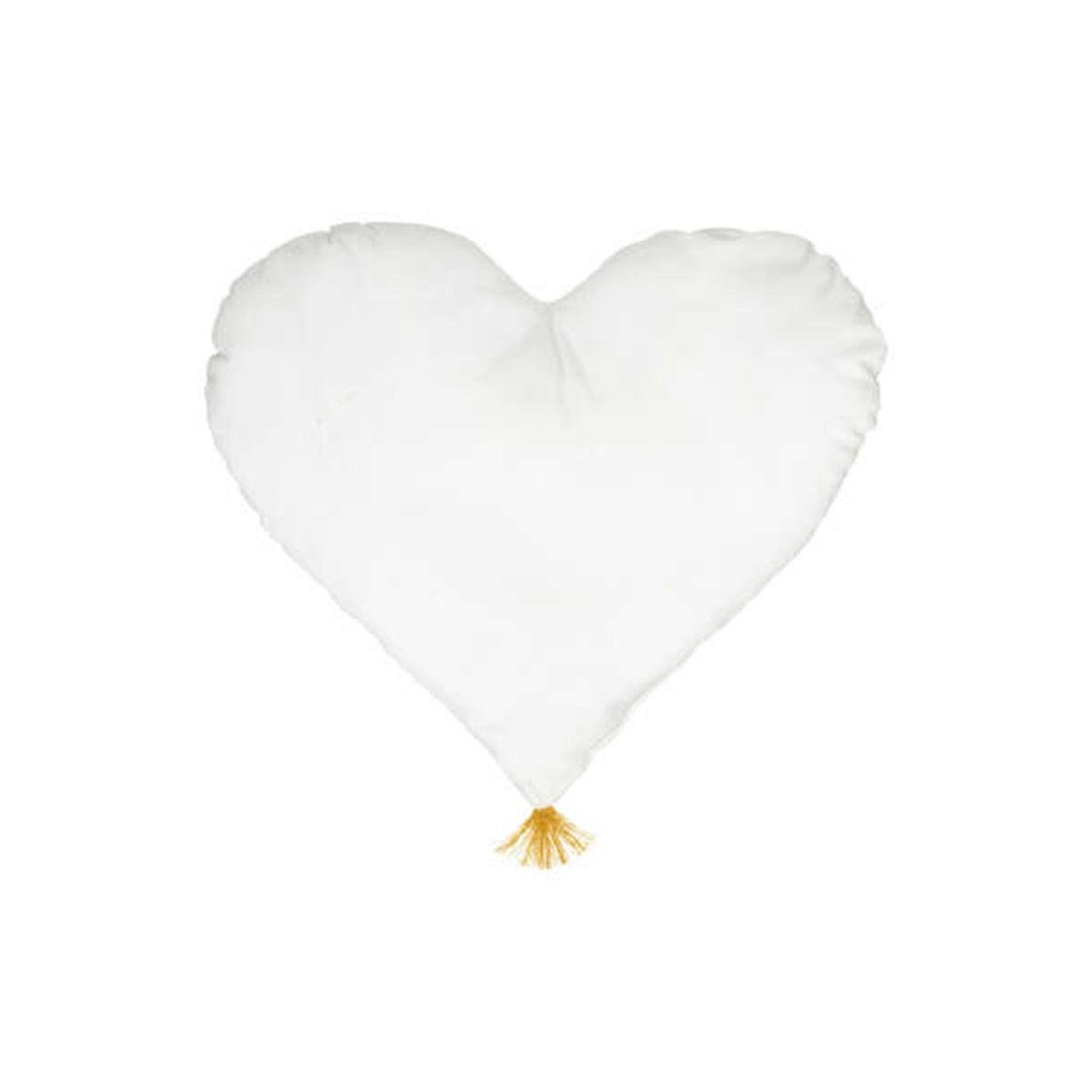 Voir la diapositive 2 : Atmosphera Kids Coussin déco enfant  cœur  40x45cm blanc