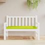 Voir la diapositive 3 : VIDAXL Coussin de banc de jardin vert brillant 120x50x7cm tissu oxford