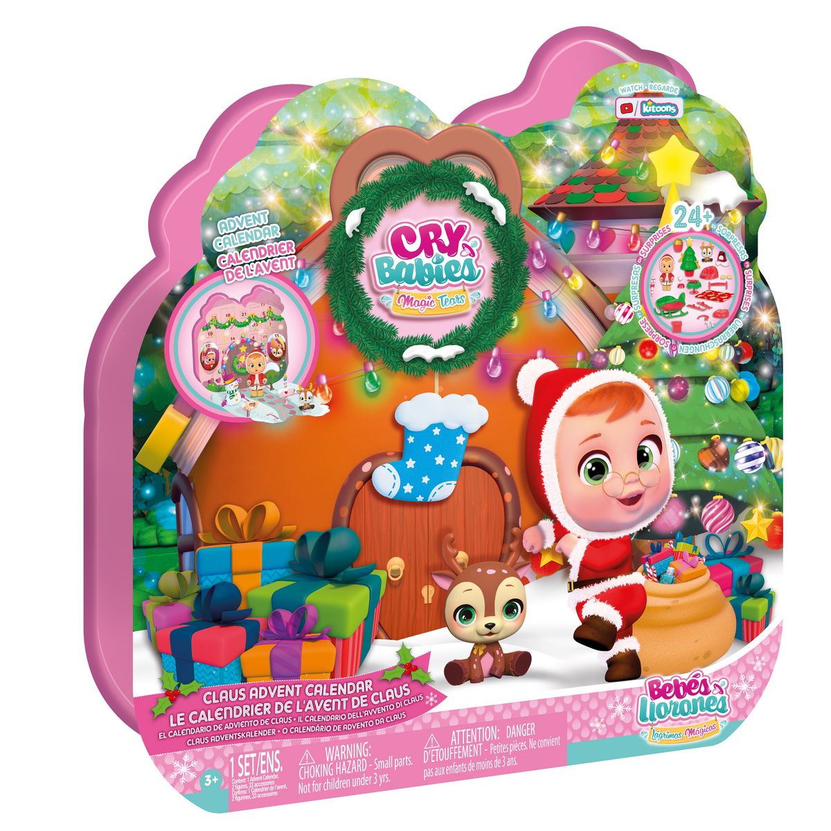 IMC TOYS Calendrier de l'avent Santa Claus Cry Babies Magic Tears
