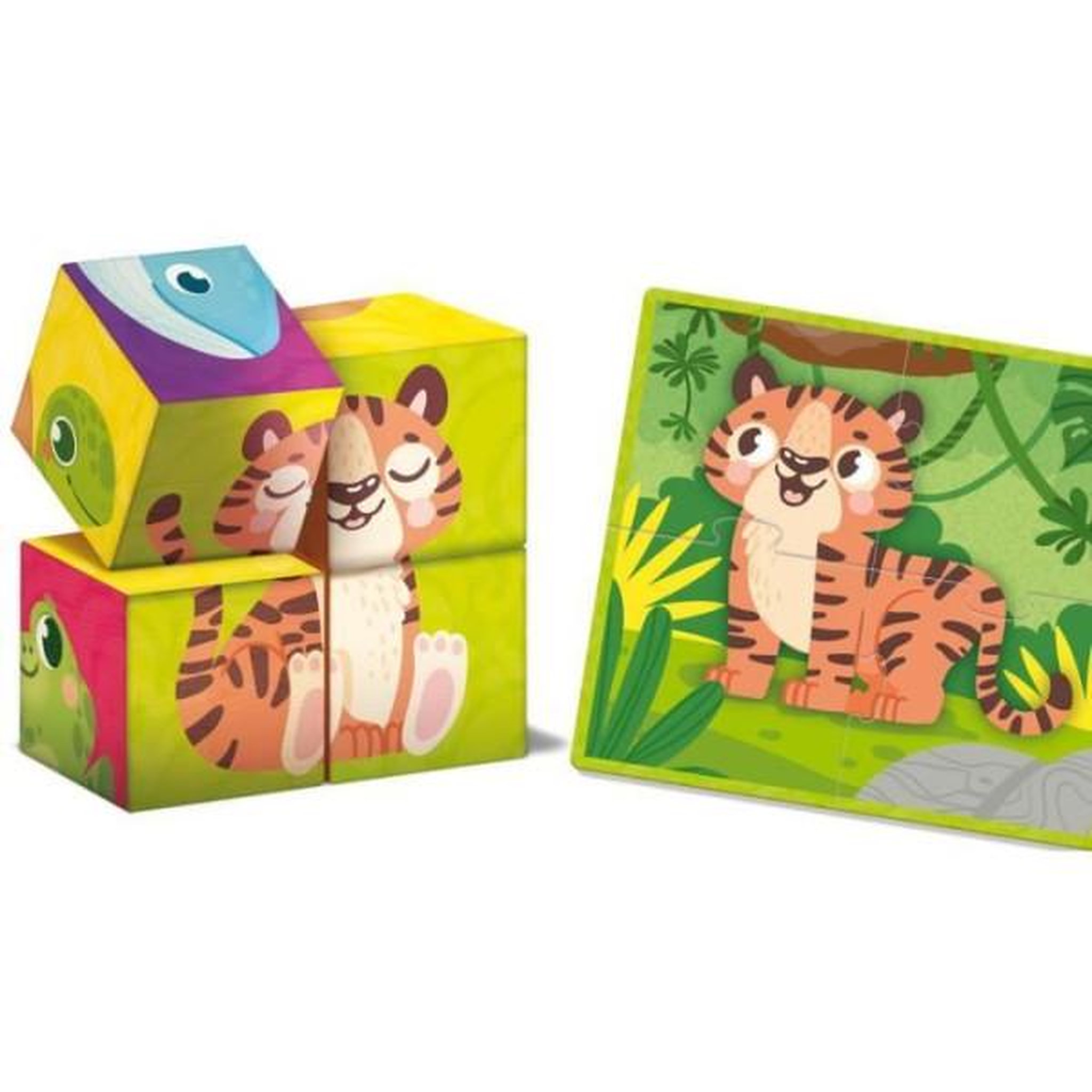Voir la diapositive 4 : LISCIANI GIOCHI Jeu de bois et carton pour associations - LISCIANI - Dextérité et observation