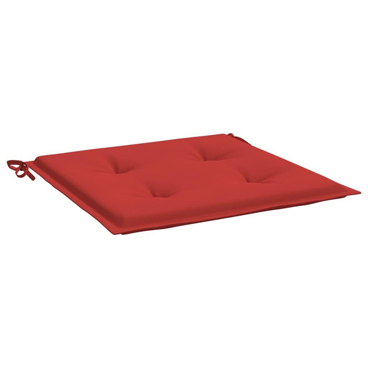 VIDAXL Coussins de chaise jardin lot de 2 rouge 40x40x3cm tissu oxford