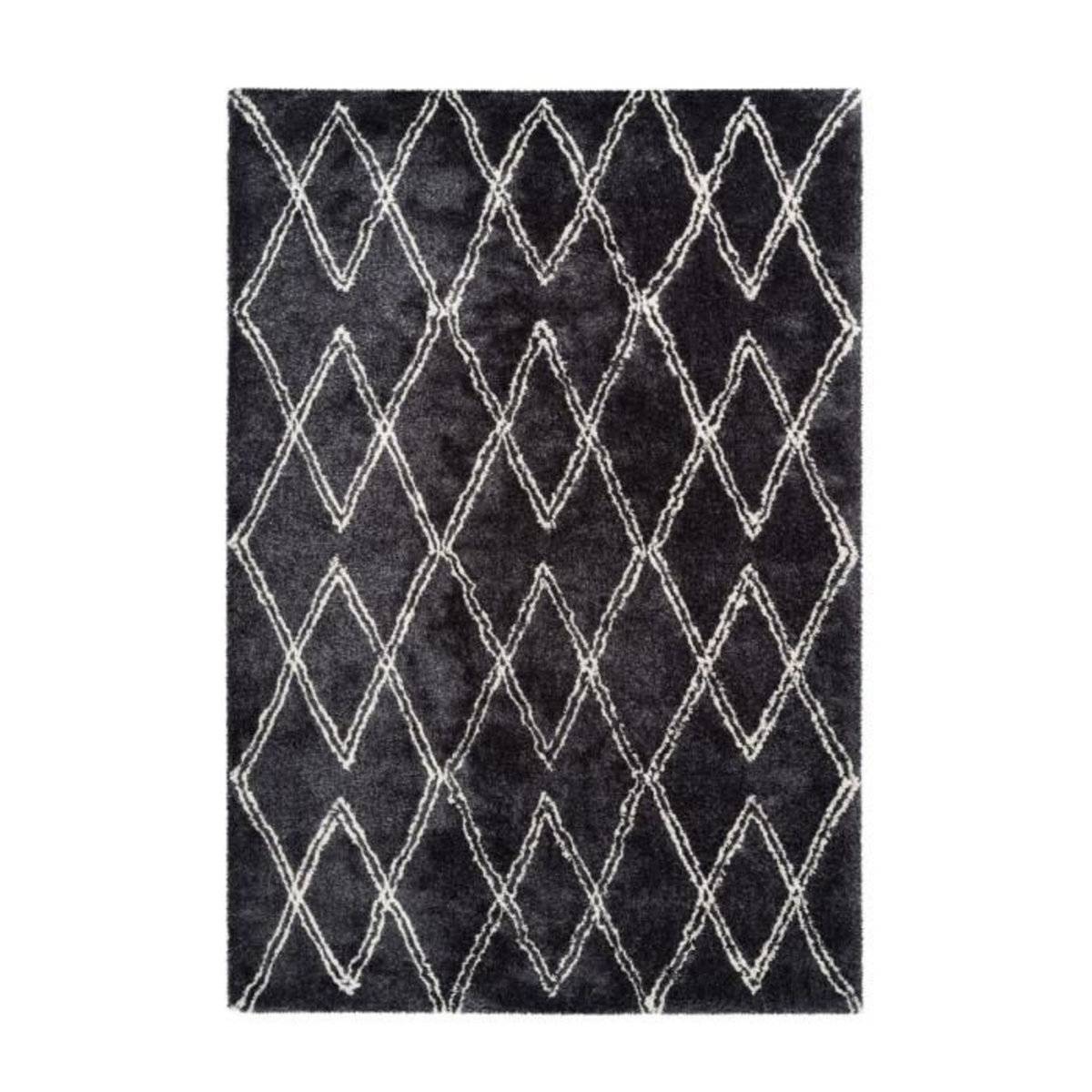 Paris Prix Tapis Tissé Géométrique  Orlando  Anthracite