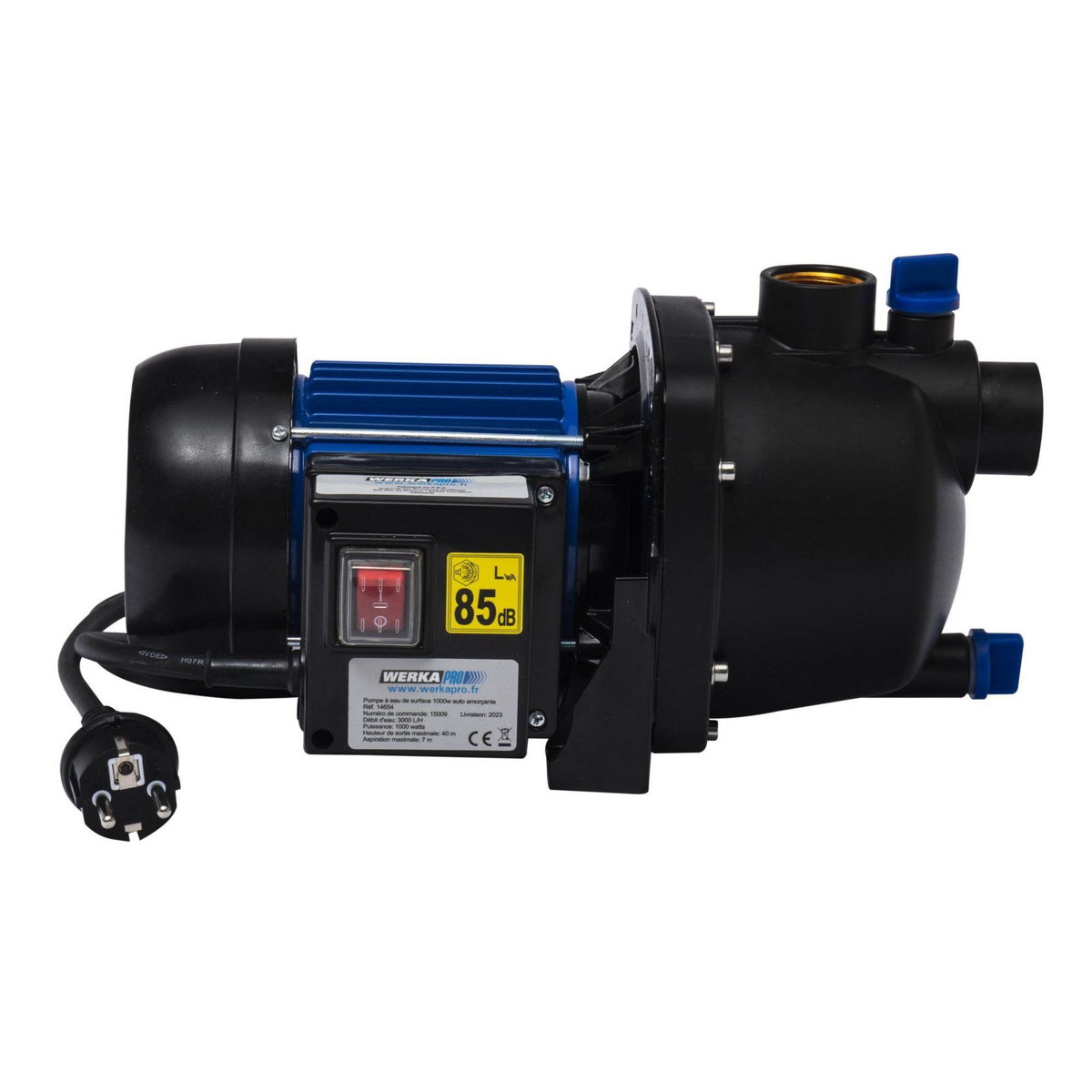 WERKAPRO Pompe à eau de surface 1000w WERKA PRO