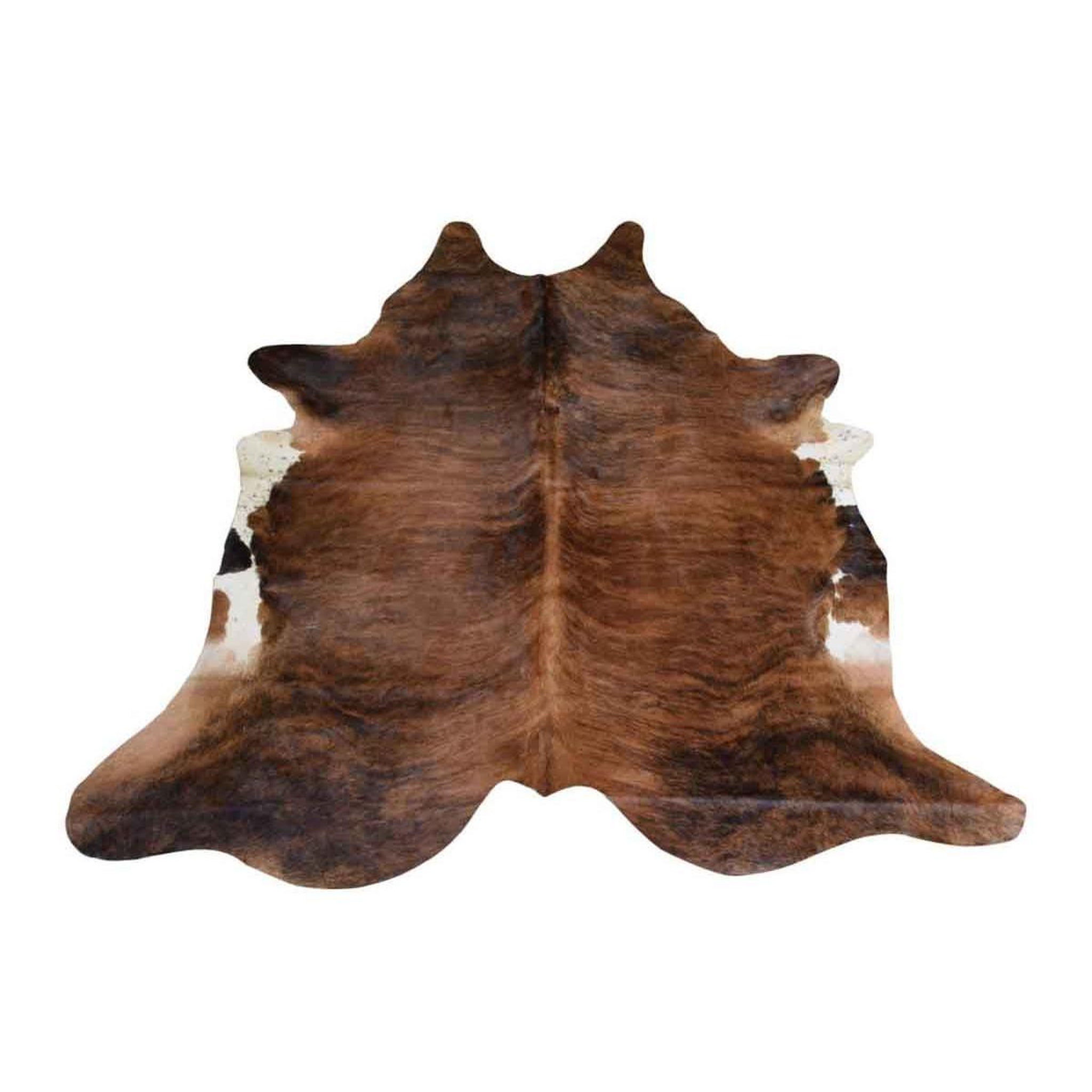 J-LINE Tapis déco  peau de vache  195x230cm marron