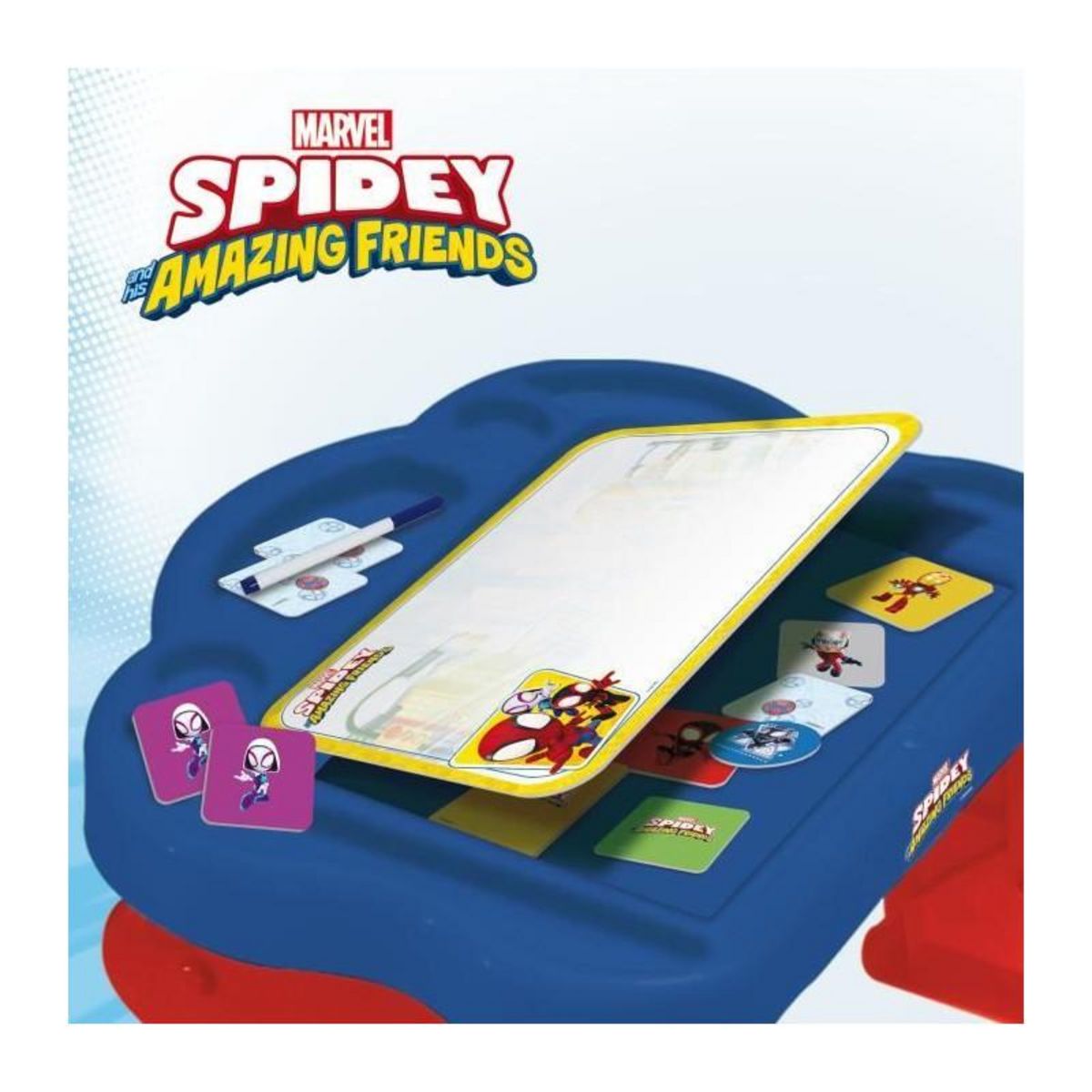 LISCIANI GIOCHI Bureau d'activités avec 10 jeux - Spidey Super desk - Edu games - LISCIANI