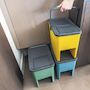 Voir la diapositive 3 : Kitchen move 3 poubelle tri sélectif vert bleu jaune 3x20l - bat-4xg3730