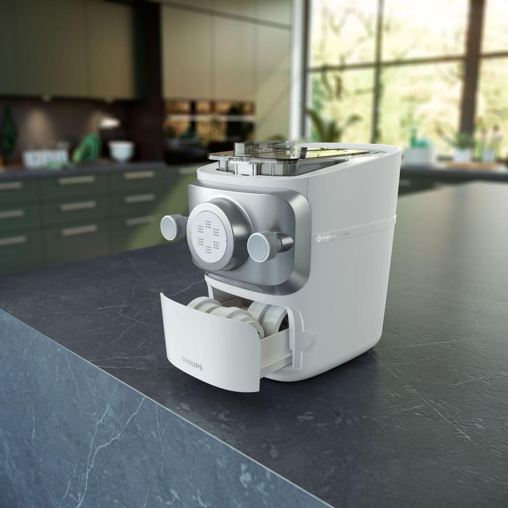 Voir la diapositive 4 : Philips Machine à pâtes 7000 series HR2660/00