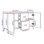 Voir la diapositive 6 : VIDAXL Buffet chene sonoma 100x36x60 cm bois d'ingenierie