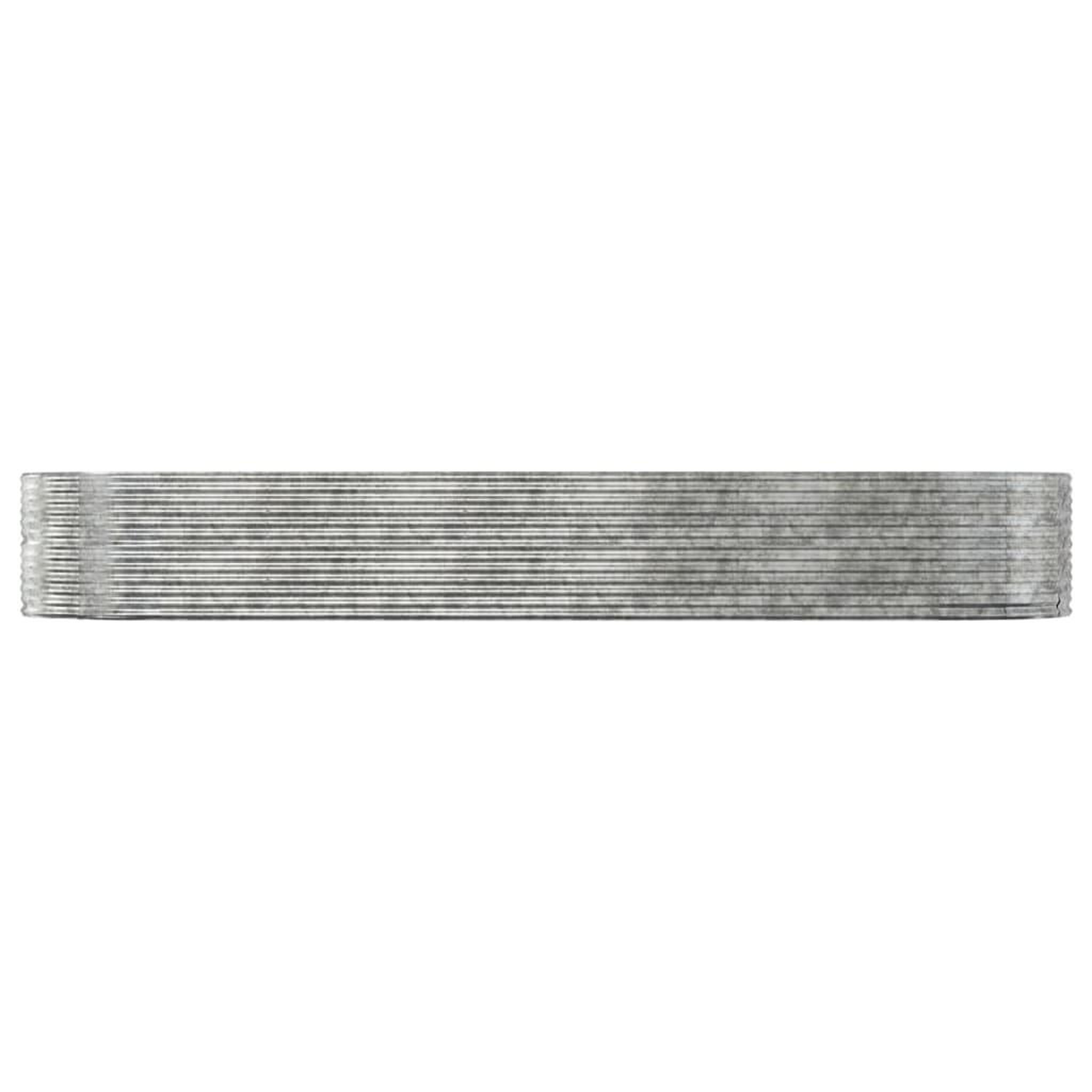 Voir la diapositive 3 : VIDAXL Lit sureleve de jardin Argente Acier enduit de poudre