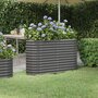 Voir la diapositive 1 : VIDAXL Lit sureleve de jardin Acier enduit de poudre 114x40x68 cm gris