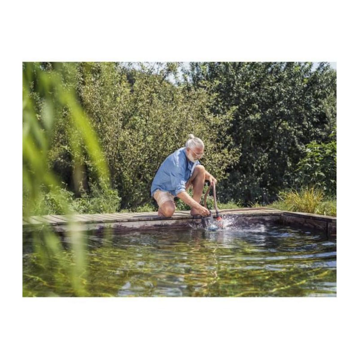 Gardena Pompe d'évacuation eaux chargées 9000