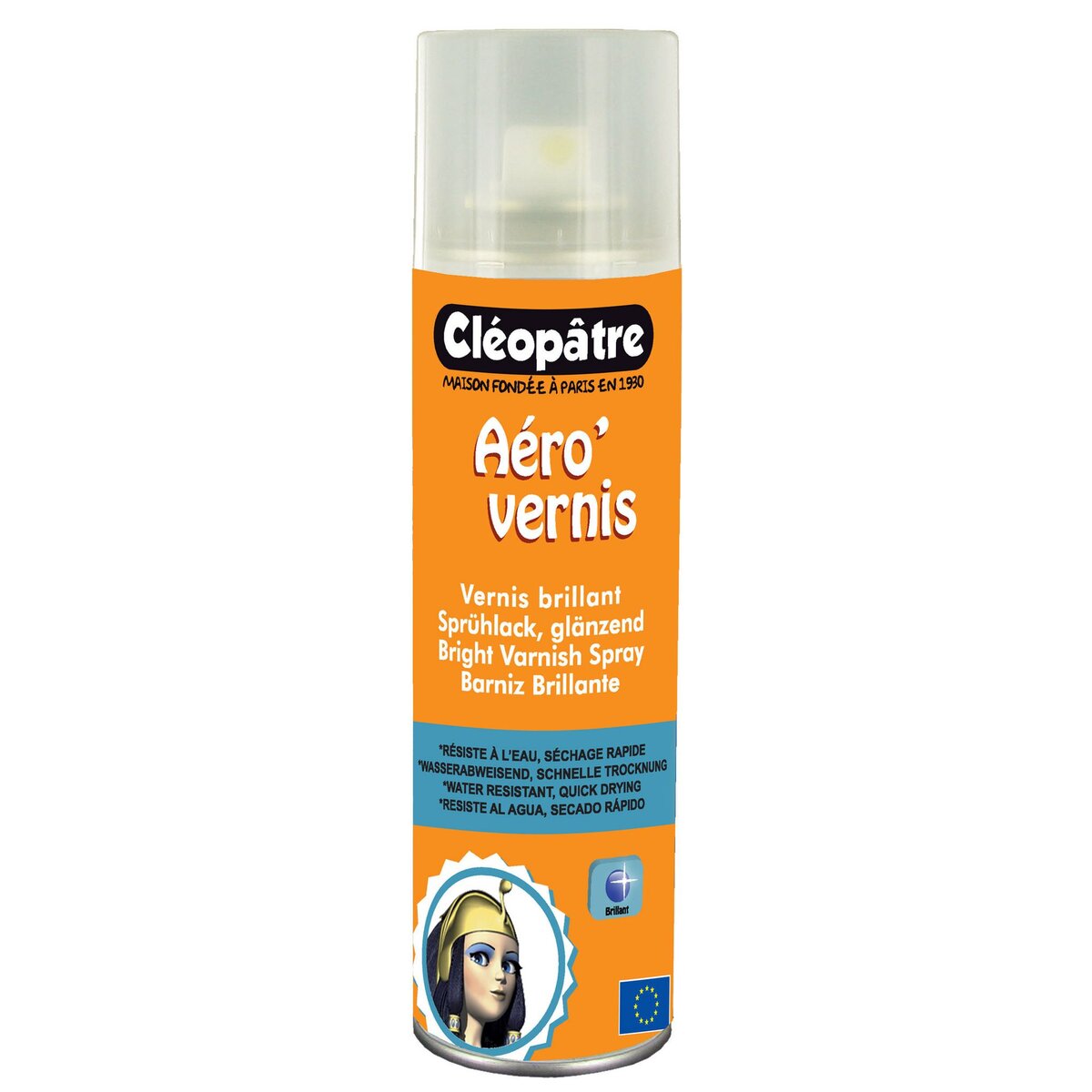 Cléopâtre Spray Aéro'vernis brillant 250 ml