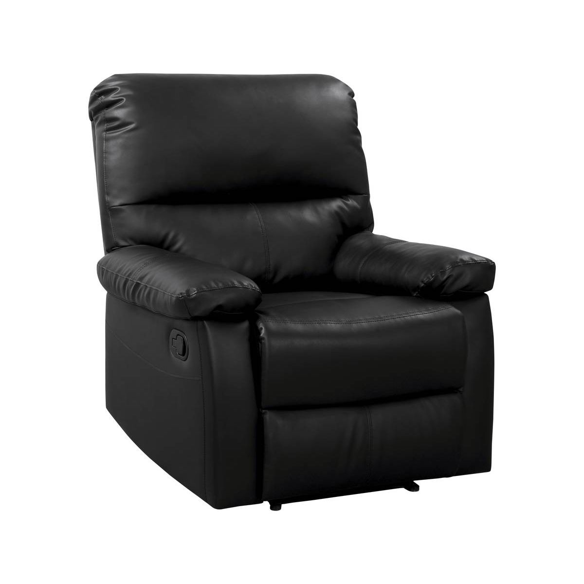 Habitat et Jardin Fauteuil relax  Lincoln  - 90 x 89 x 103 cm - Noir