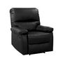 Voir la diapositive 1 : Habitat et Jardin Fauteuil relax  Lincoln  - 90 x 89 x 103 cm - Noir