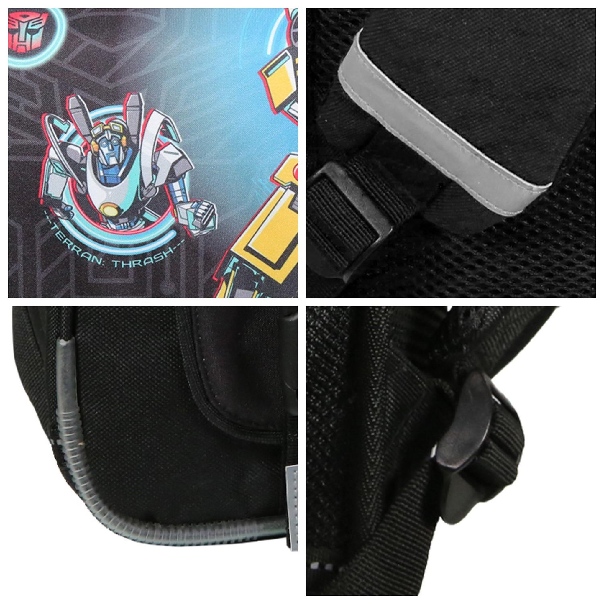 Voir la diapositive 5 : Bagtrotter Cartable 38 cm Transformers Noir