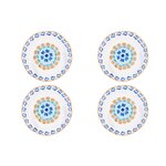 BJORN Assiette NAPOLI Ø27cm - 4 pièces - Agrume