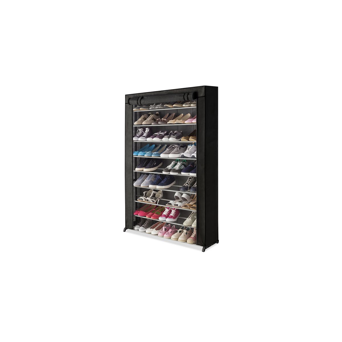 Etagère chaussures 50 paires + housse de protection KUTA