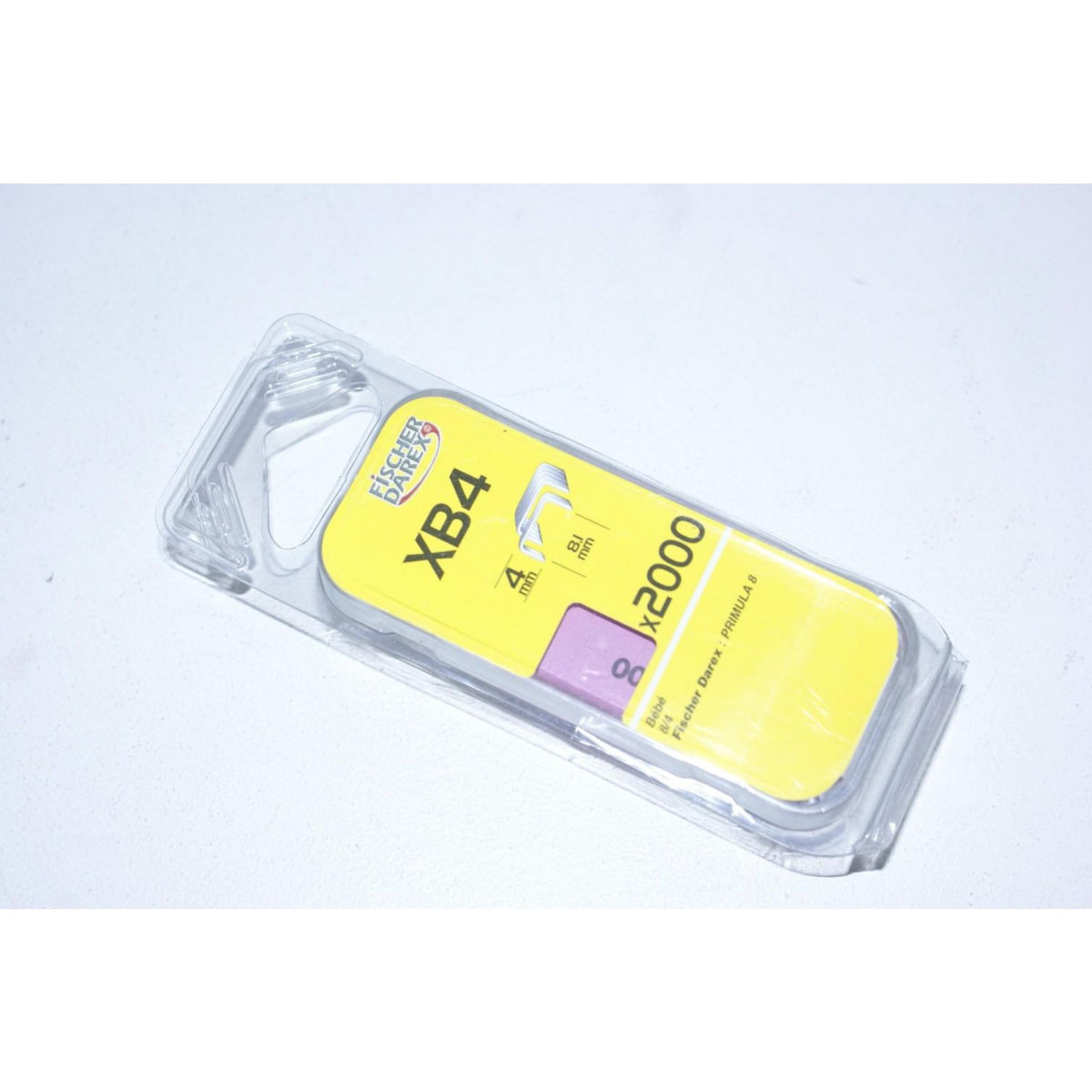 CENTRALE BRICO Lot de 2000 agrafes FISCHER DAREX Xb4