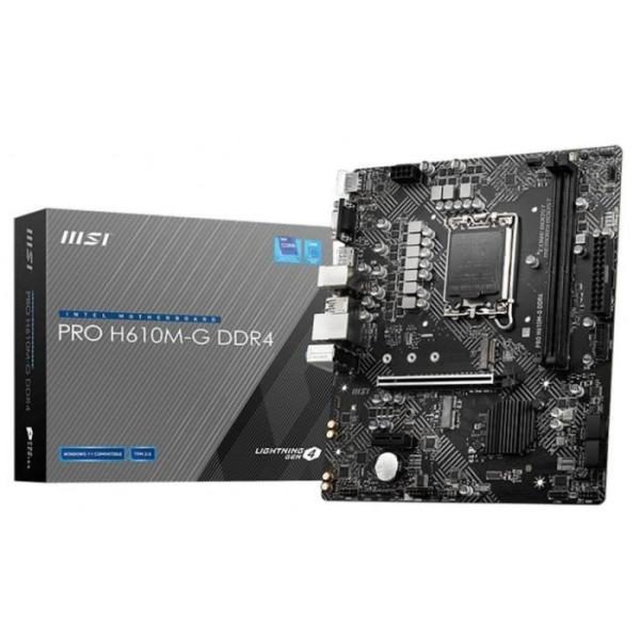 Voir la diapositive 5 : MSI MSI - PRO H610M-G DDR4 - Carte Mere - Socket LGA 1700 - Chipset Intel H610