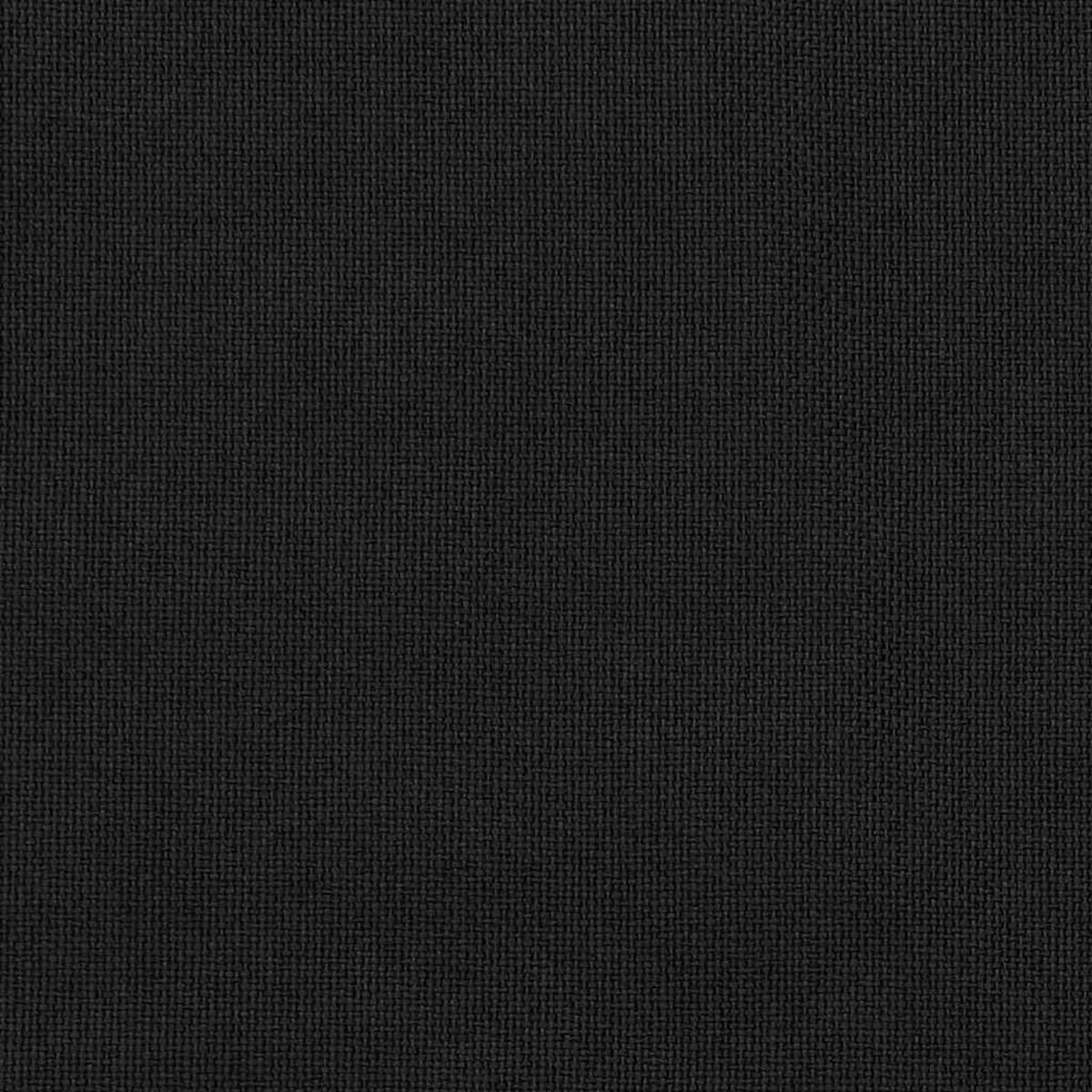 VIDAXL Rideaux occultants aspect lin avec crochets 2pcs Noir 140x245cm