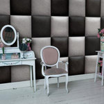 Paris Prix Papier Peint  Leather Chessboard  50x1000cm