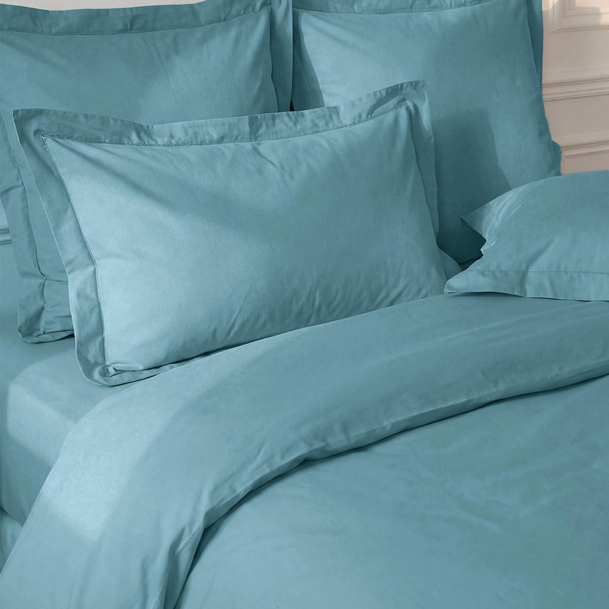 Voir la diapositive 3 : Sensei Maison Housse de couette en percale coton SOFT PERCALE