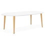 Voir la diapositive 1 : Paris Prix Table de Repas Extensible  Jane  120-220cm Blanc