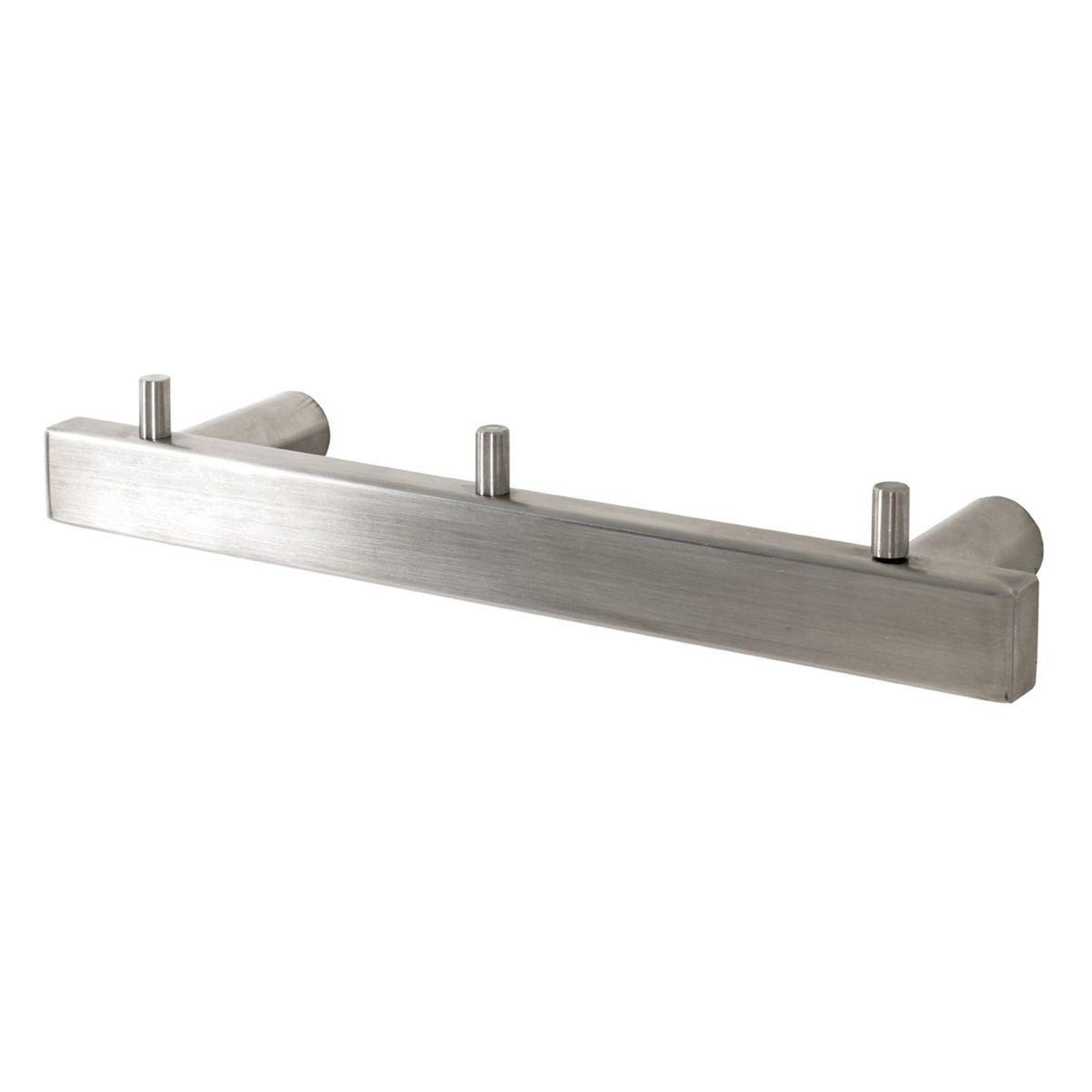Paris Prix Porte-Serviettes en Inox  3 Crochets  26cm Argent
