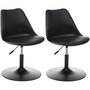 Voir la diapositive 1 : ATMOSPHERA Lot de 2 chaises pivotantes pied métal FLO