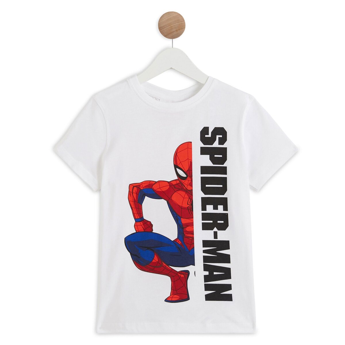 SPIDERMAN T shirt manches courtes gar on pas cher Auchan.fr