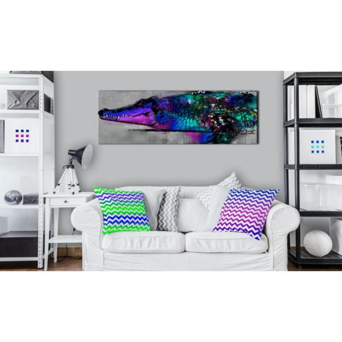 Paris Prix Tableau Imprimé  Blue Alligator