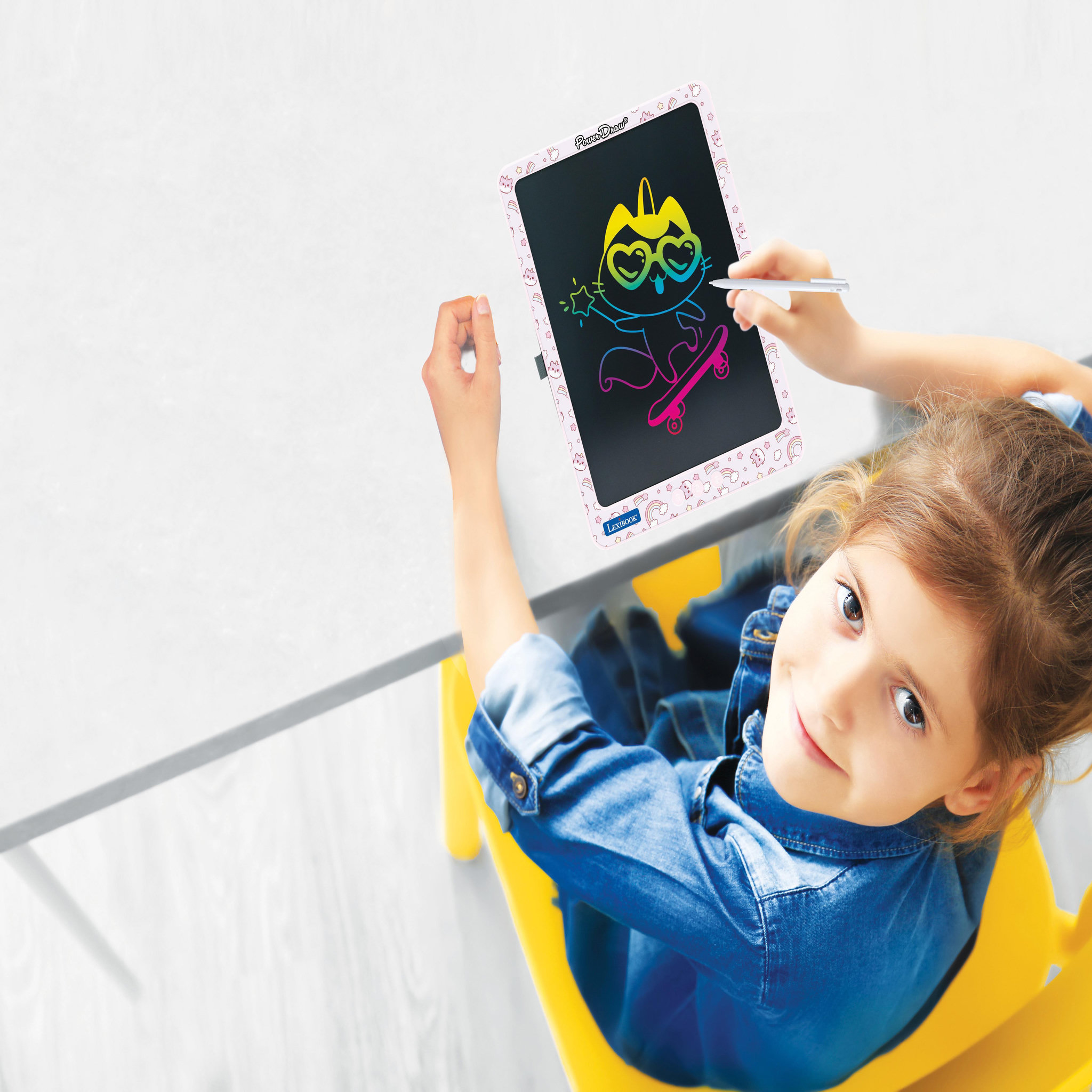 Voir la diapositive 5 : Lexibook Tablette à Dessins e-ink multicolore