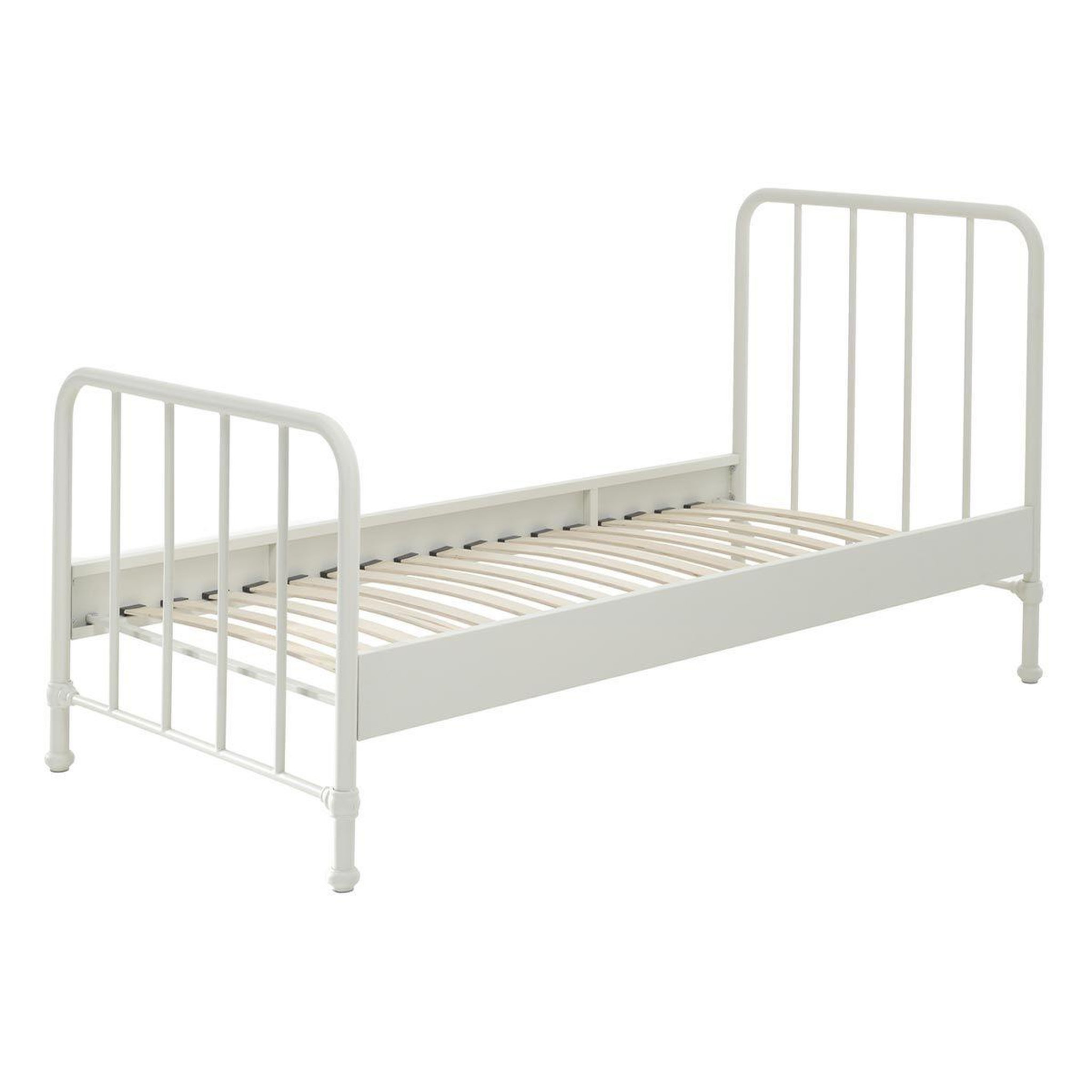 Voir la diapositive 2 : Paris Prix Lit enfant  bronxx  90x200cm blanc