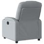 Voir la diapositive 5 : VIDAXL Fauteuil inclinable Gris clair Tissu