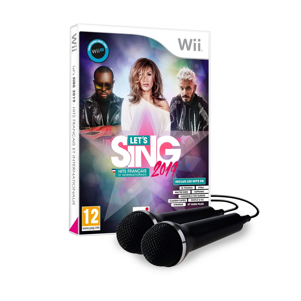 Let's Sing 2019 + 2 micros Wii
