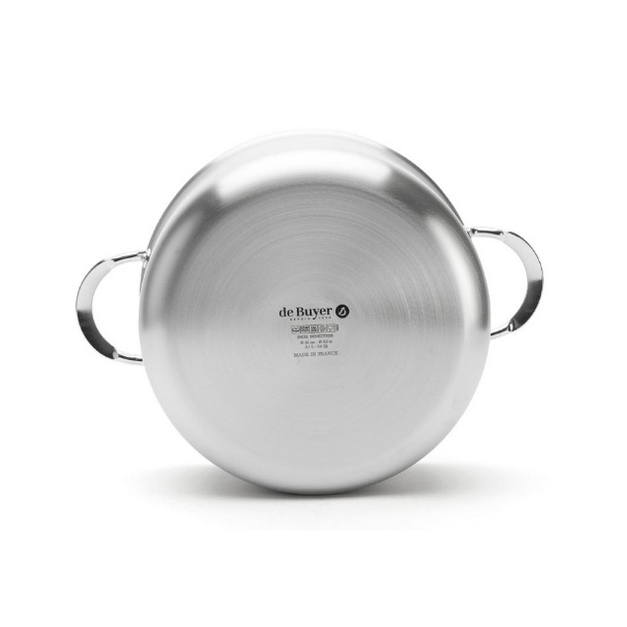 Voir la diapositive 4 : De buyer Faitout sans couvercle 20cm - 3605.24