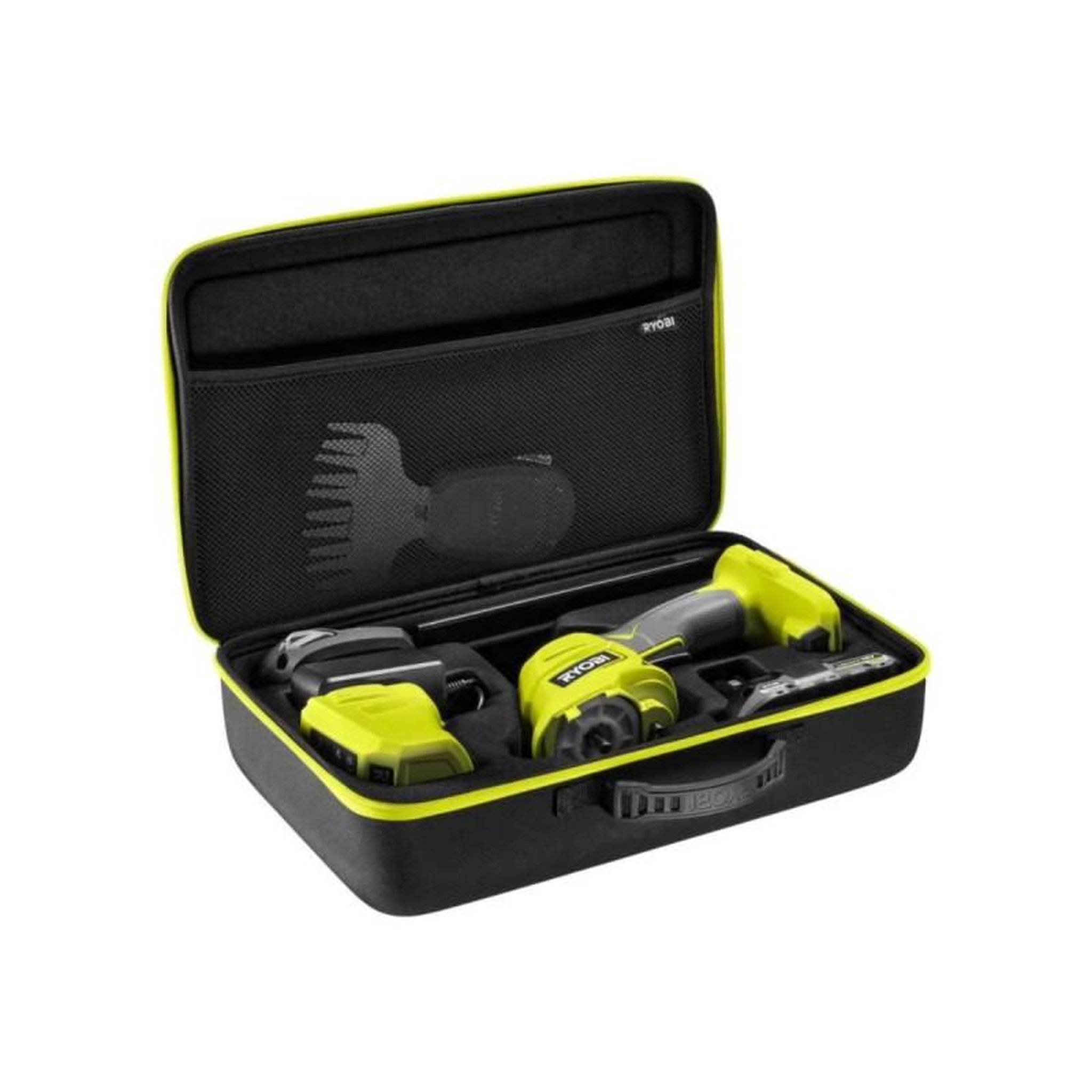 Voir la diapositive 2 : Ryobi Cisaille - Sculpteur de végétaux 18V RYOBI - Batterie 2,0Ah - Chargeur - RY18GSA-120T