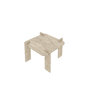 Voir la diapositive 1 : Habitat et Jardin Table basse en bois  Woog  90 x 90 x 35 cm - Travertin
