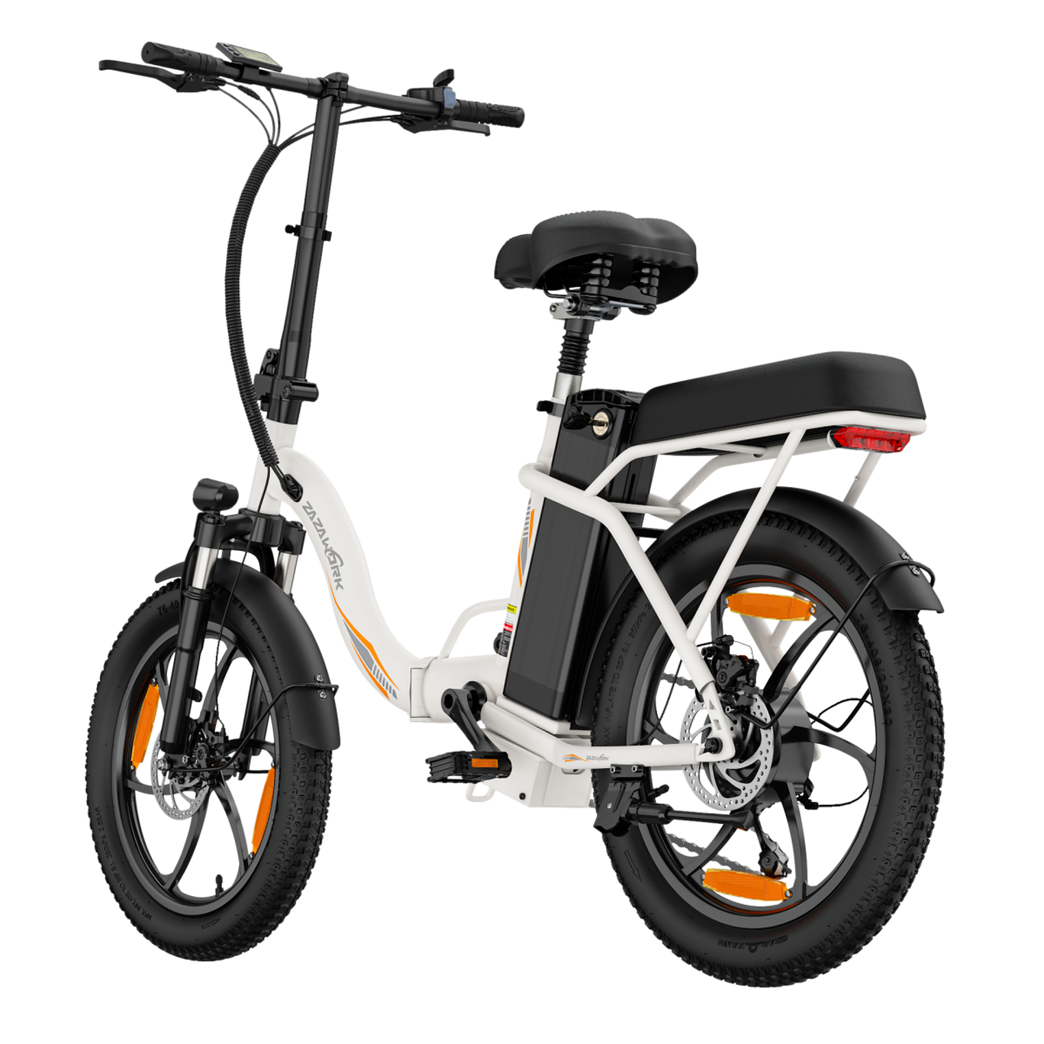 Voir la diapositive 4 : ZAZAWORK Vélo électrique pliant ZAZAWORK C16