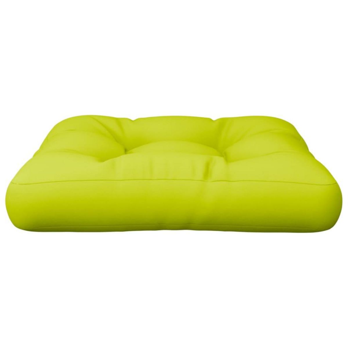 VIDAXL Coussin de palette vert vif tissu