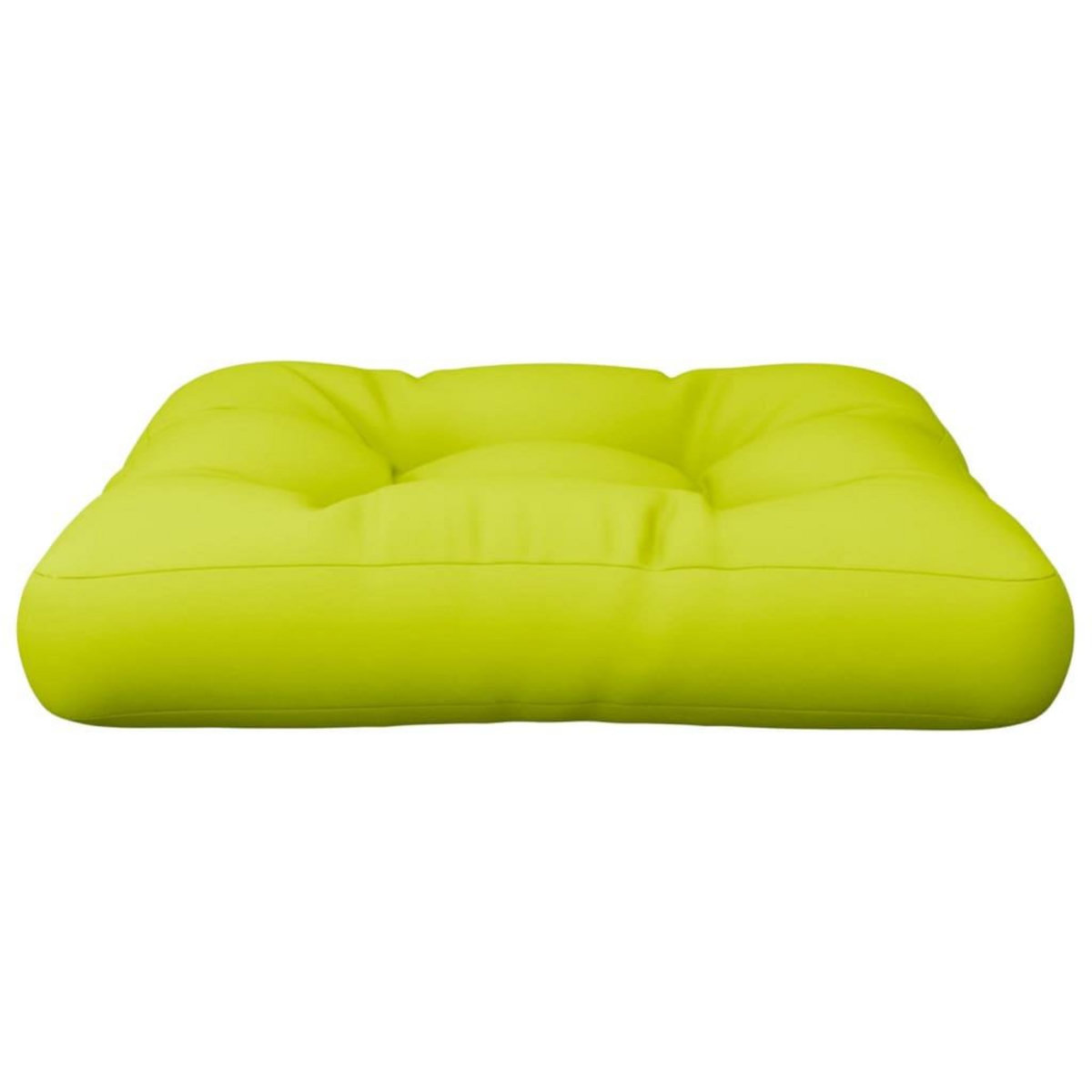 VIDAXL Coussin de palette vert vif tissu