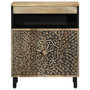 Voir la diapositive 5 : VIDAXL Armoire laterale 60x33x75 cm bois massif de manguier