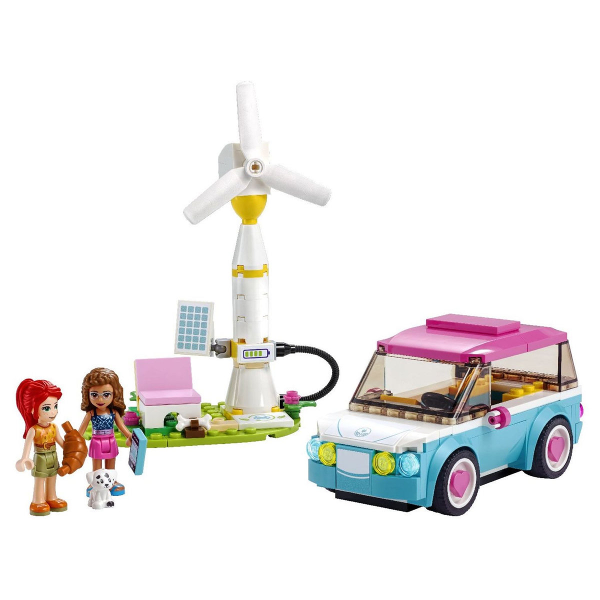 LEGO Friends 41443 La Voiture Electrique d&rsquo;Olivia, Jeu pour Enfant de 6 ans et plus