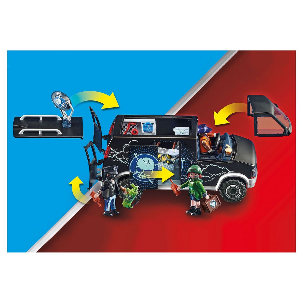 PLAYMOBIL 70575 - City Action - Police Camion de bandits et policier