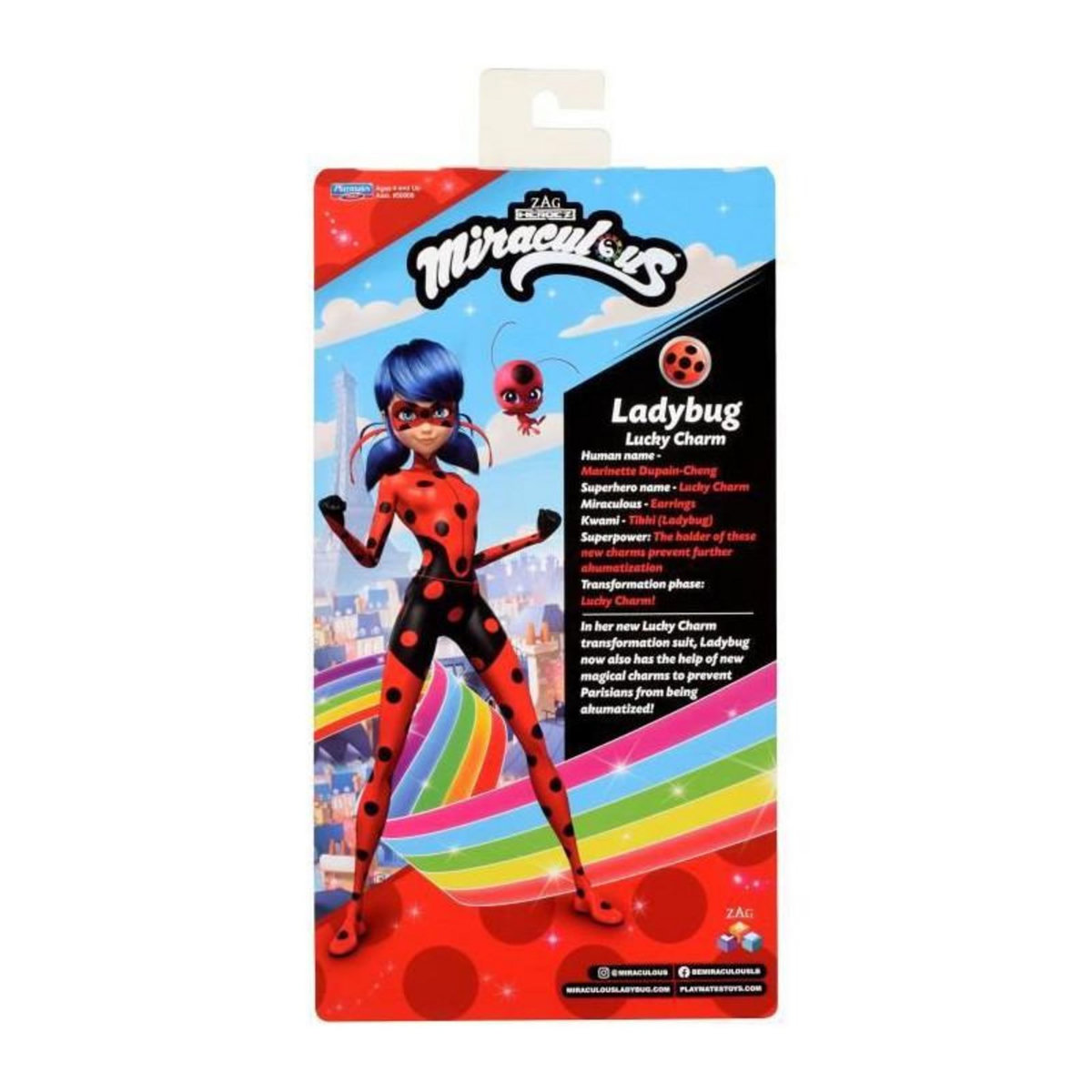 BANDAI Poupée Bandai Ladybug Lucky Charm