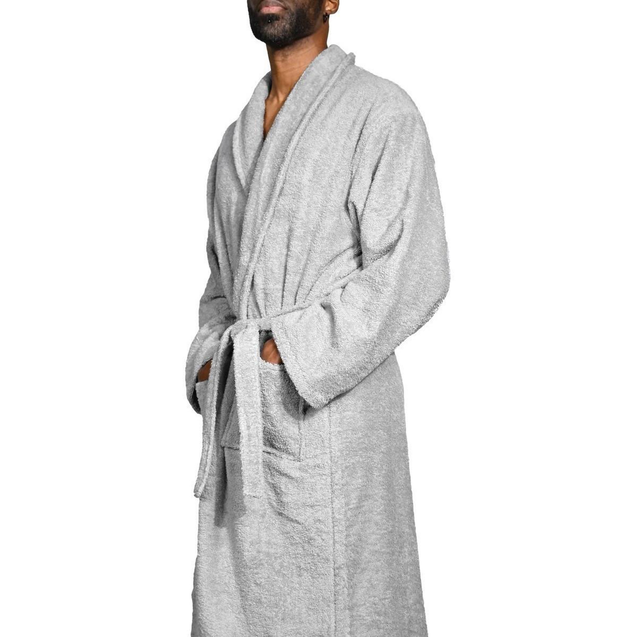Voir la diapositive 4 : Sensei Maison Peignoir éponge homme-femme col châle 400 g/m² STUDIO